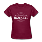 Campbell County Vintage Banner Women's T-Shirt - burgundy