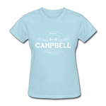 Campbell County Vintage Banner Women's T-Shirt - powder blue