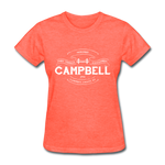 Campbell County Vintage Banner Women's T-Shirt - heather coral