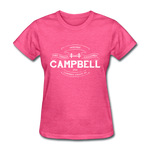 Campbell County Vintage Banner Women's T-Shirt - heather pink