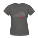 Daviess County Map Women's T-Shirt - charcoal