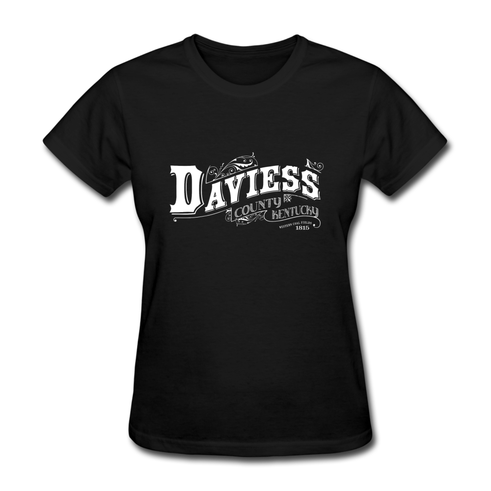 Daviess County Ornate Women's T-Shirt - black