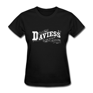 Daviess County Ornate Women's T-Shirt - black