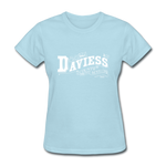 Daviess County Ornate Women's T-Shirt - powder blue