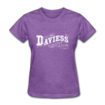 Daviess County Ornate Women's T-Shirt - purple heather