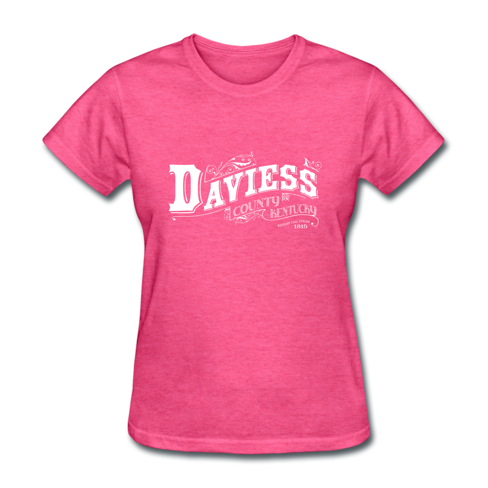 Daviess County Ornate Women's T-Shirt - heather pink