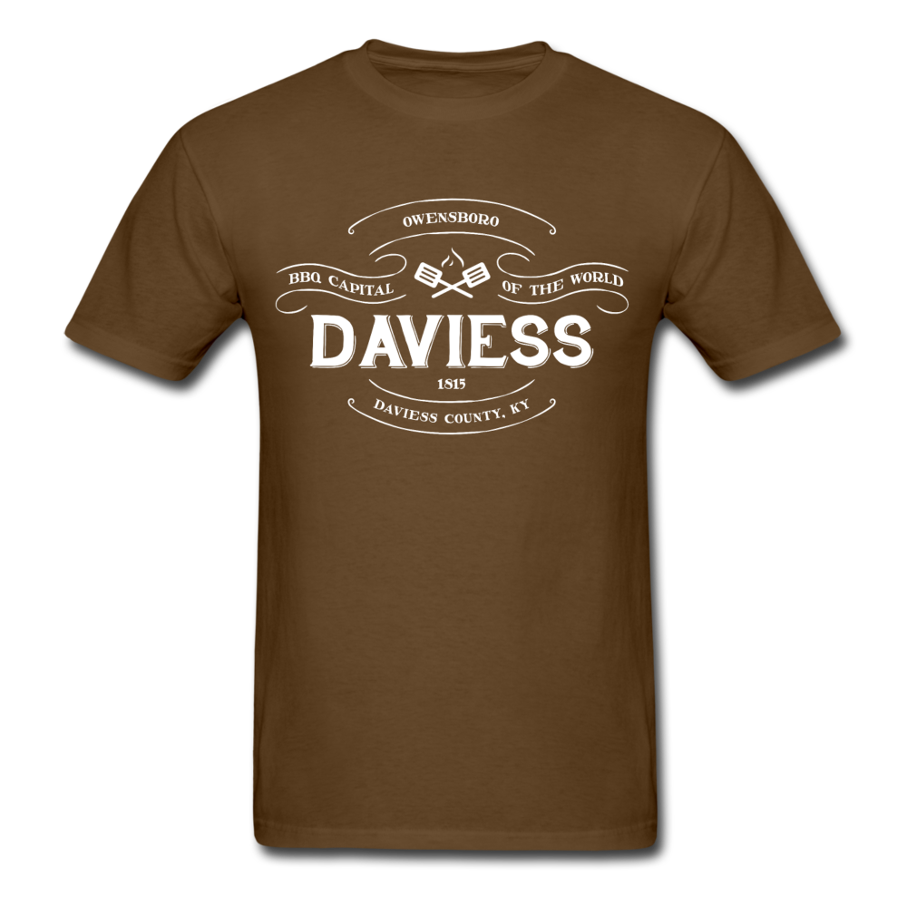 Daviess County Vintage Banner T-Shirt - brown