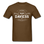 Daviess County Vintage Banner T-Shirt - brown