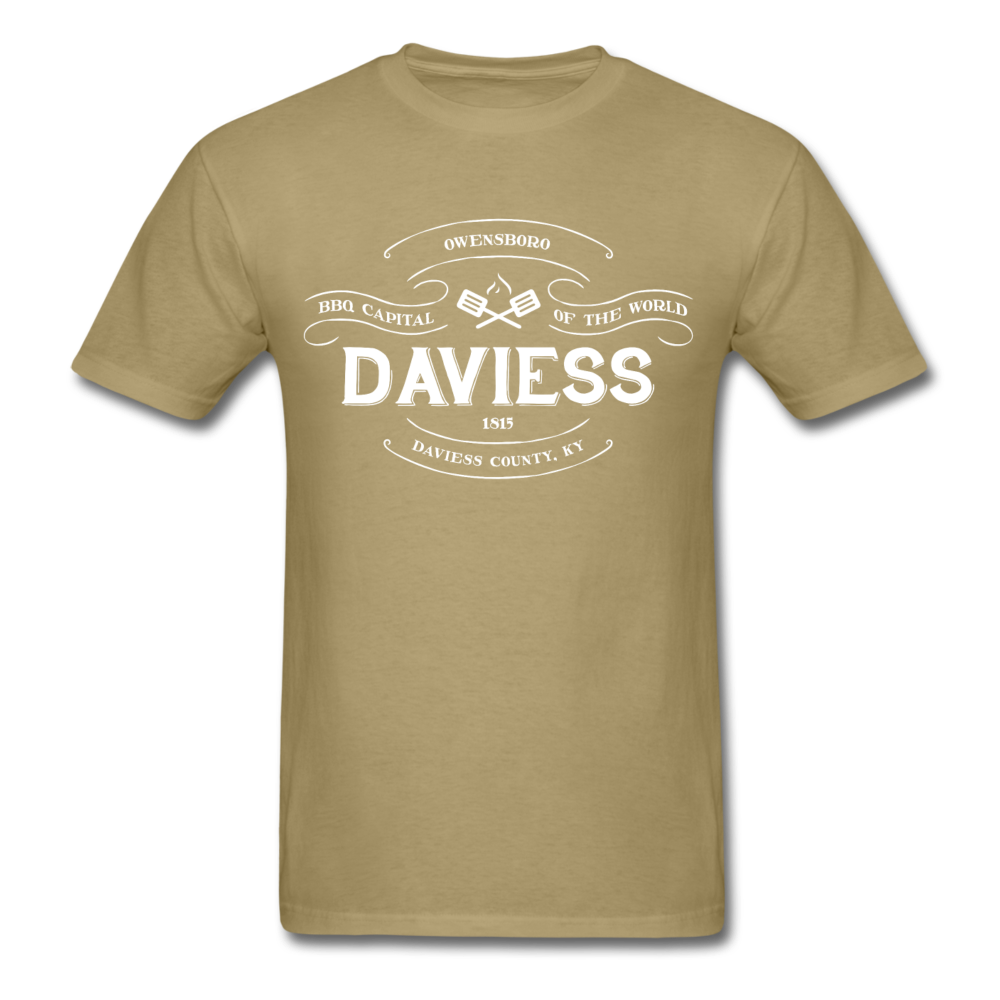 Daviess County Vintage Banner T-Shirt - khaki