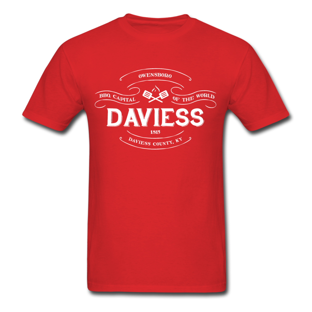 Daviess County Vintage Banner T-Shirt - red