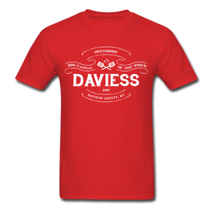 Daviess County Vintage Banner T-Shirt - red