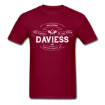 Daviess County Vintage Banner T-Shirt - burgundy