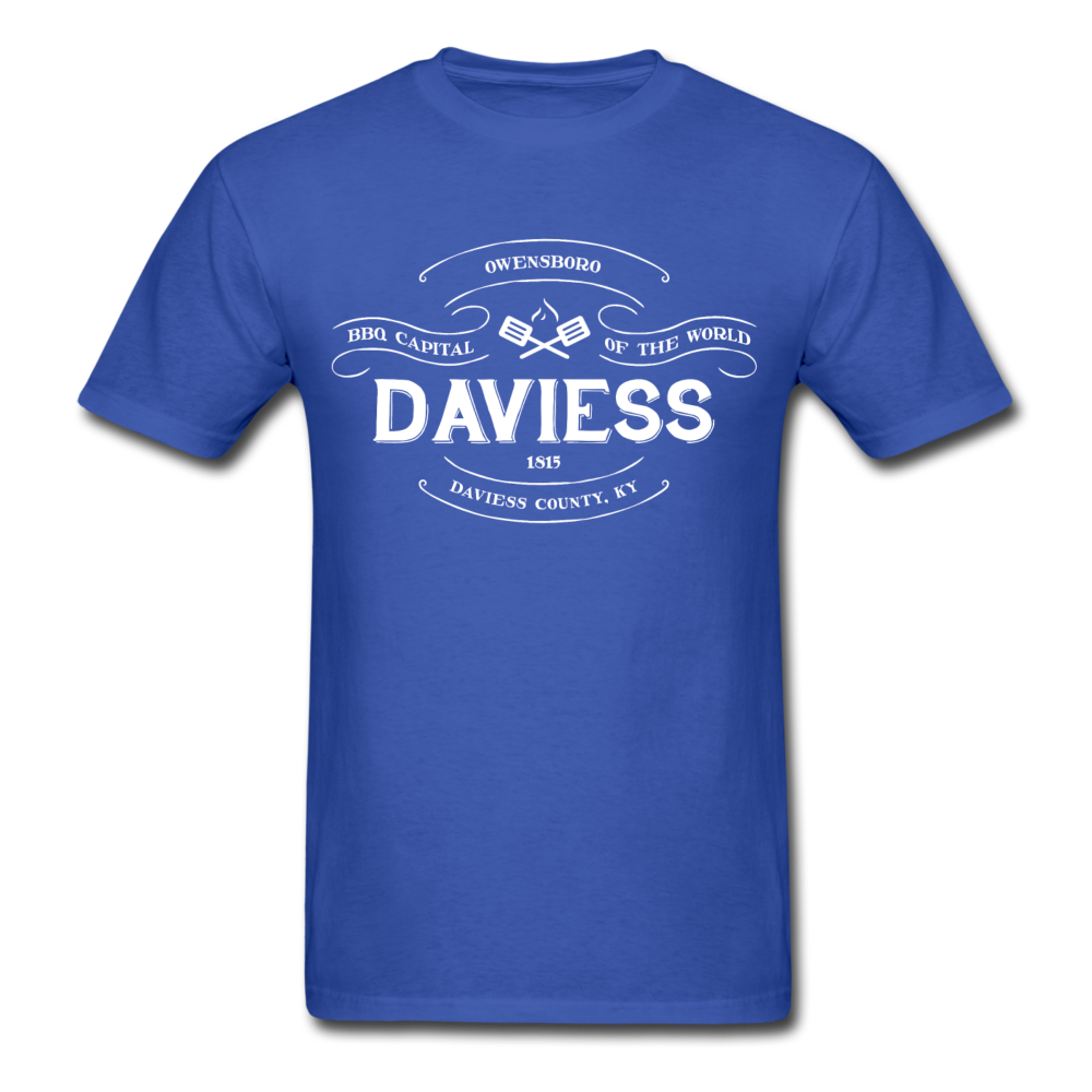 Daviess County Vintage Banner T-Shirt - royal blue