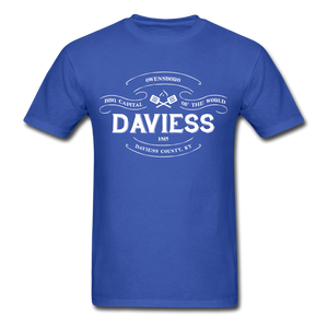 Daviess County Vintage Banner T-Shirt - royal blue