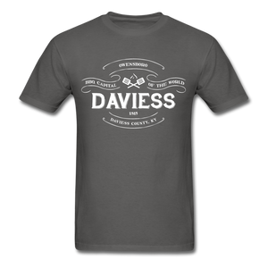 Daviess County Vintage Banner T-Shirt - charcoal