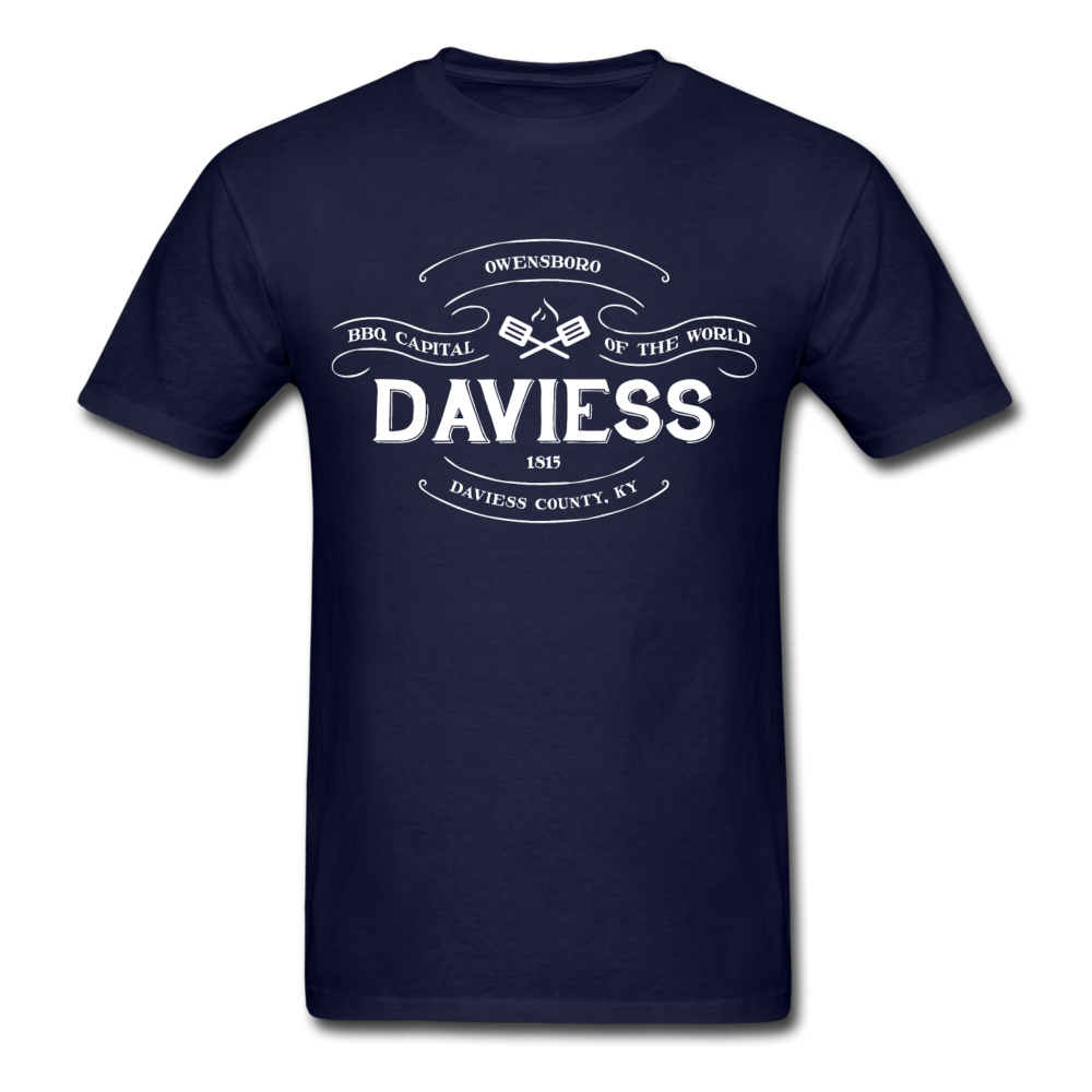 Daviess County Vintage Banner T-Shirt - navy