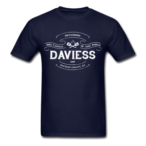 Daviess County Vintage Banner T-Shirt - navy