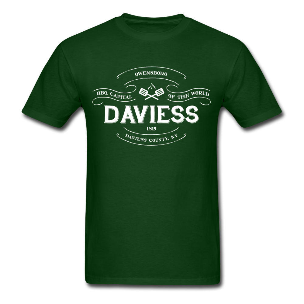 Daviess County Vintage Banner T-Shirt - forest green