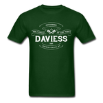 Daviess County Vintage Banner T-Shirt - forest green