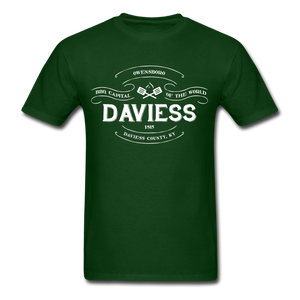 Daviess County Vintage Banner T-Shirt - forest green