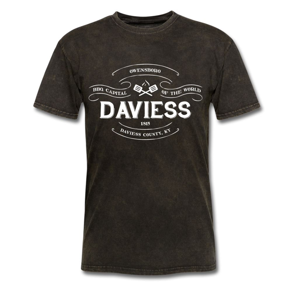 Daviess County Vintage Banner T-Shirt - mineral black