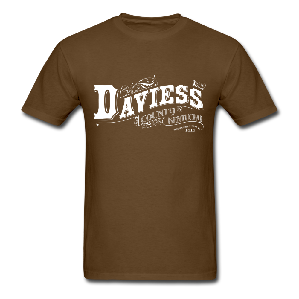 Daviess County Ornate T-Shirt - brown