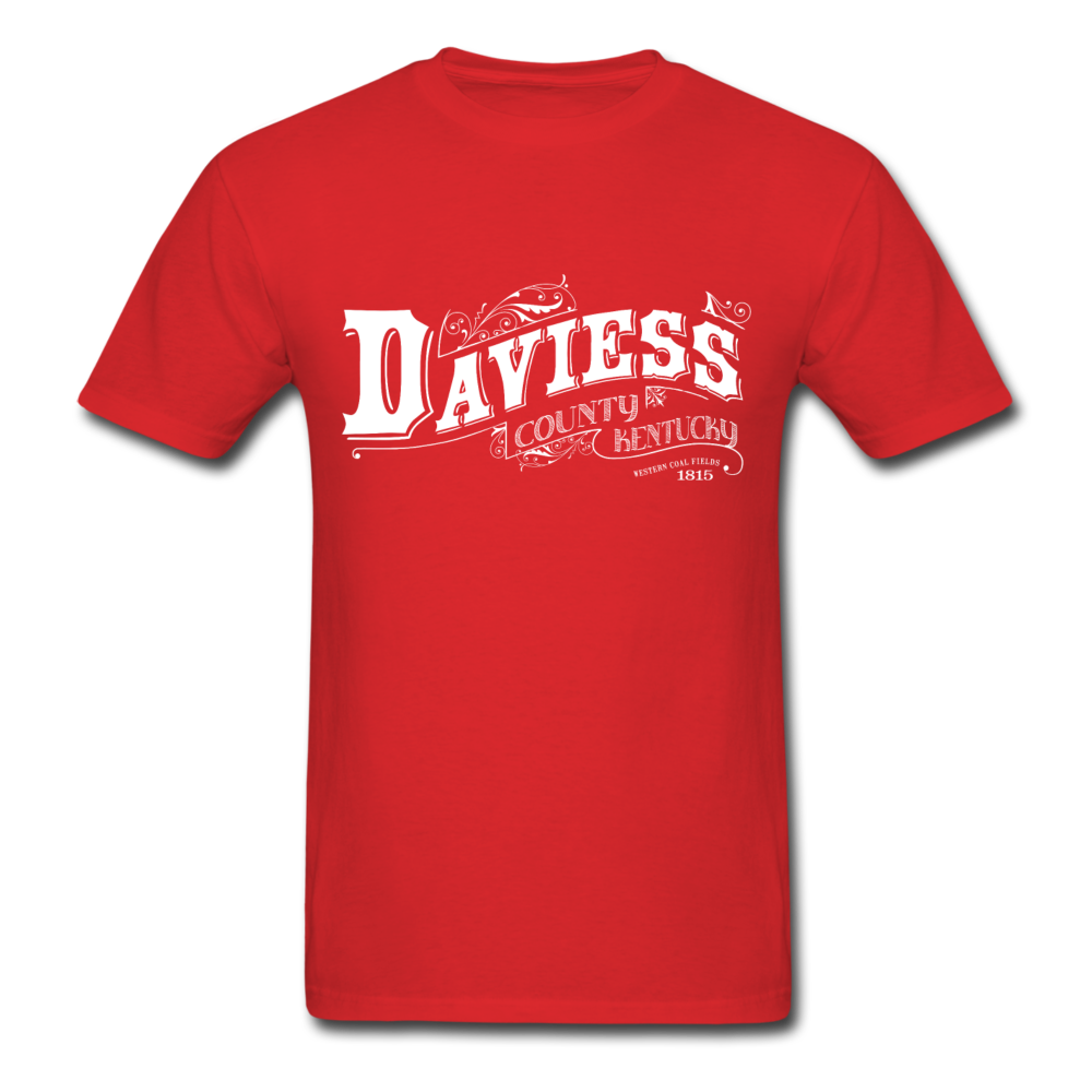 Daviess County Ornate T-Shirt - red
