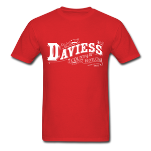 Daviess County Ornate T-Shirt - red