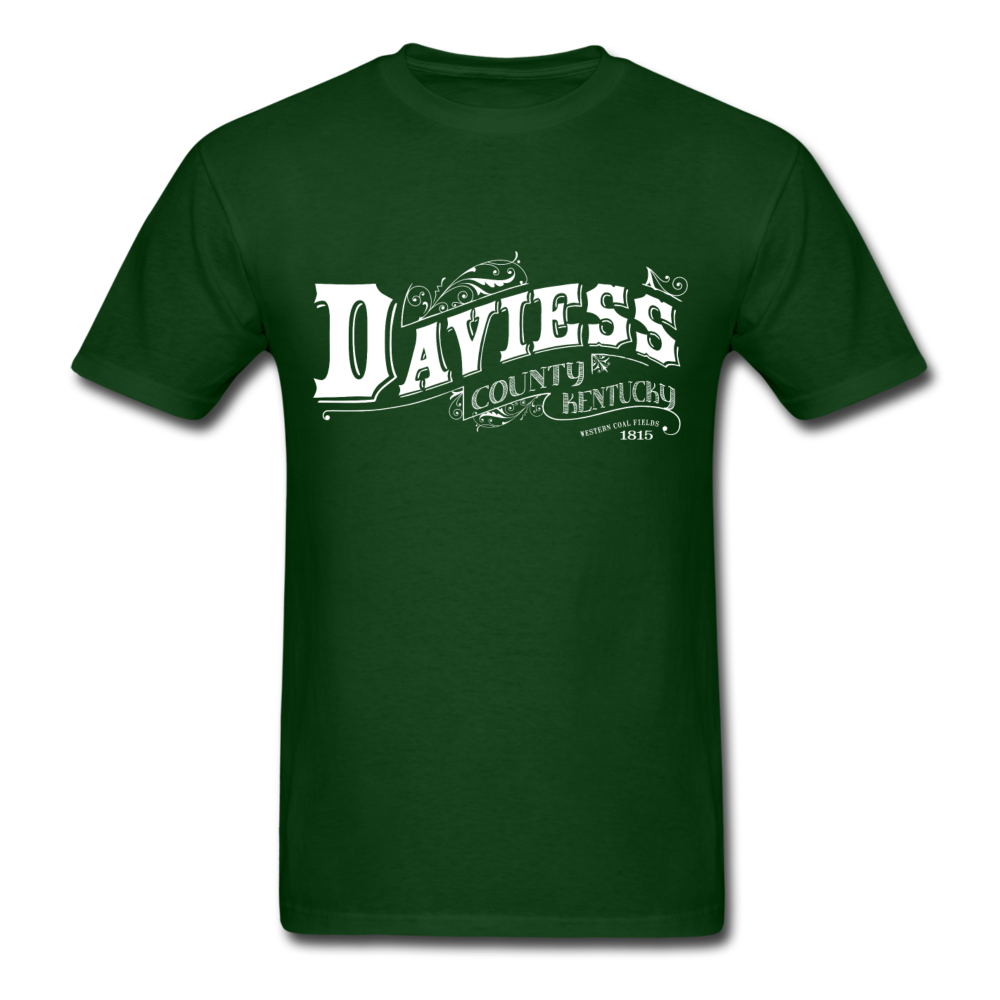 Daviess County Ornate T-Shirt - forest green