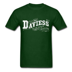 Daviess County Ornate T-Shirt - forest green