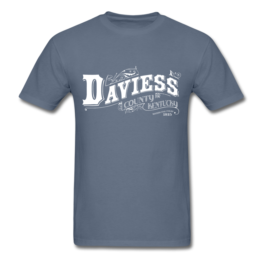 Daviess County Ornate T-Shirt - denim