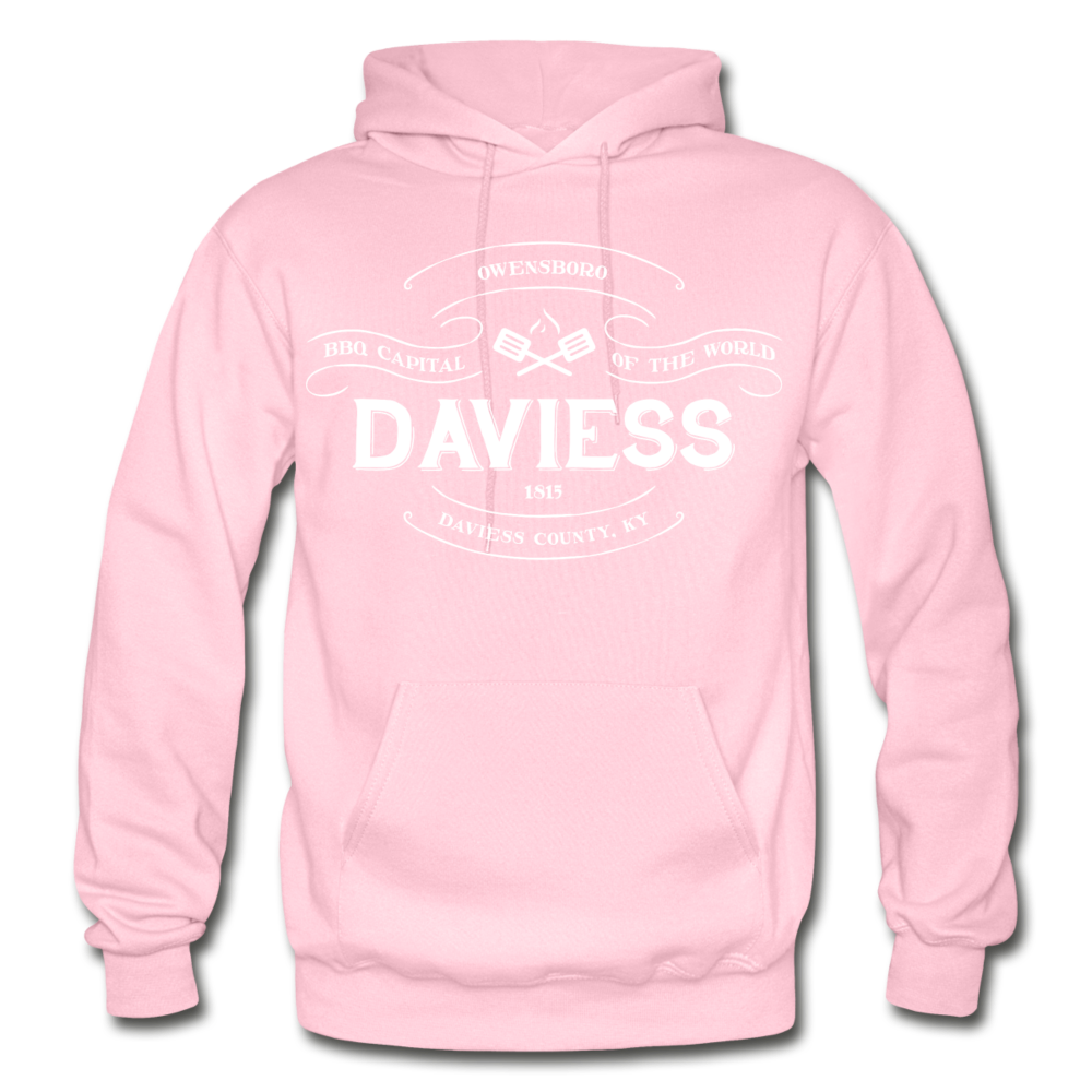 Daviess County Vintage Banner Hoodie - light pink