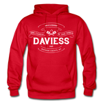 Daviess County Vintage Banner Hoodie - red