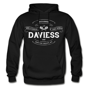 Daviess County Vintage Banner Hoodie - black