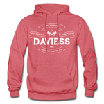 Daviess County Vintage Banner Hoodie - heather red