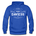 Daviess County Vintage Banner Hoodie - royal blue