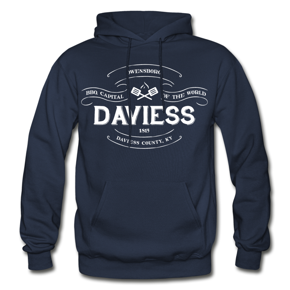 Daviess County Vintage Banner Hoodie - navy