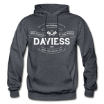 Daviess County Vintage Banner Hoodie - charcoal gray