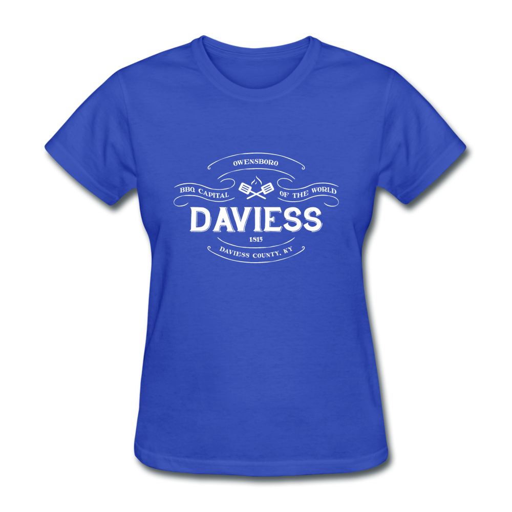 Daviess County Vintage Banner Women's T-Shirt - royal blue