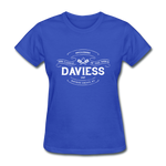 Daviess County Vintage Banner Women's T-Shirt - royal blue