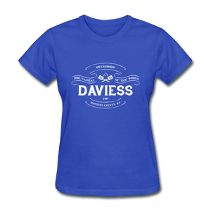 Daviess County Vintage Banner Women's T-Shirt - royal blue