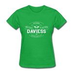 Daviess County Vintage Banner Women's T-Shirt - bright green