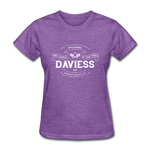 Daviess County Vintage Banner Women's T-Shirt - purple heather