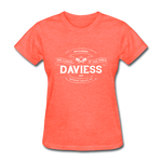 Daviess County Vintage Banner Women's T-Shirt - heather coral