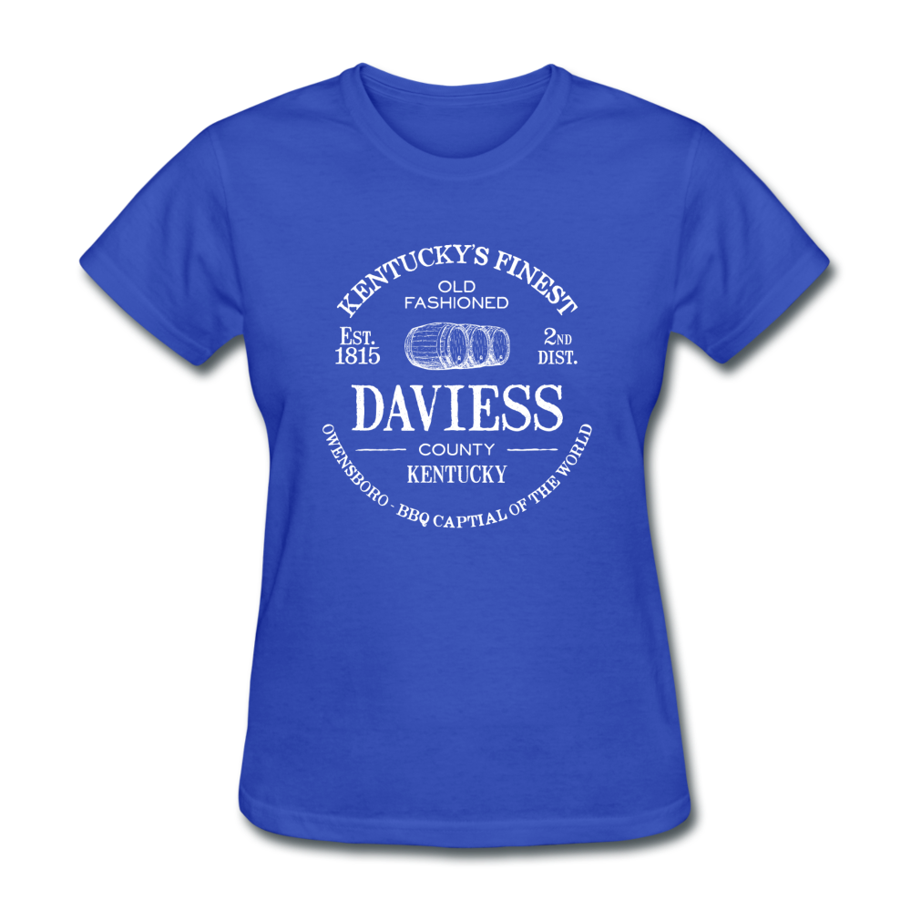 Daviess County Vintage KY's Finest Women's T-Shirt - royal blue