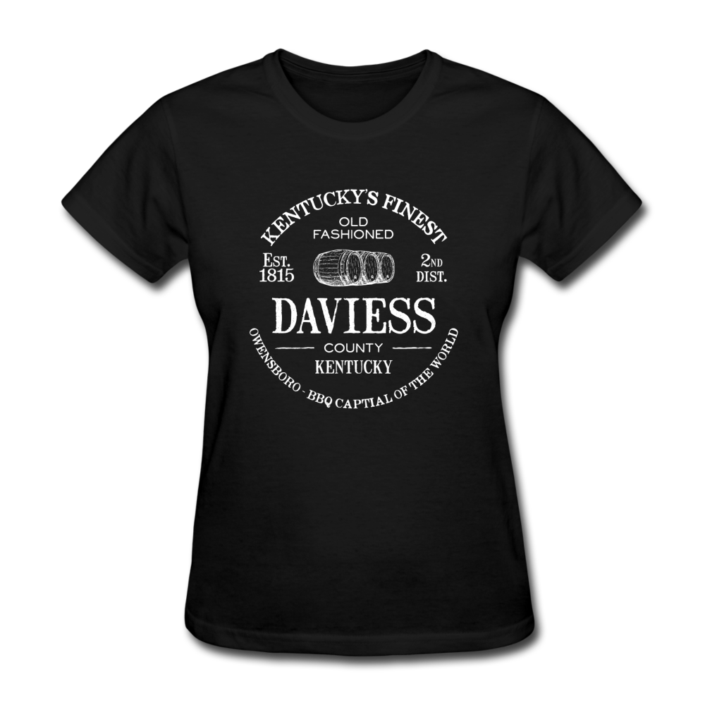 Daviess County Vintage KY's Finest Women's T-Shirt - black