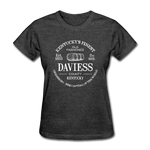 Daviess County Vintage KY's Finest Women's T-Shirt - heather black