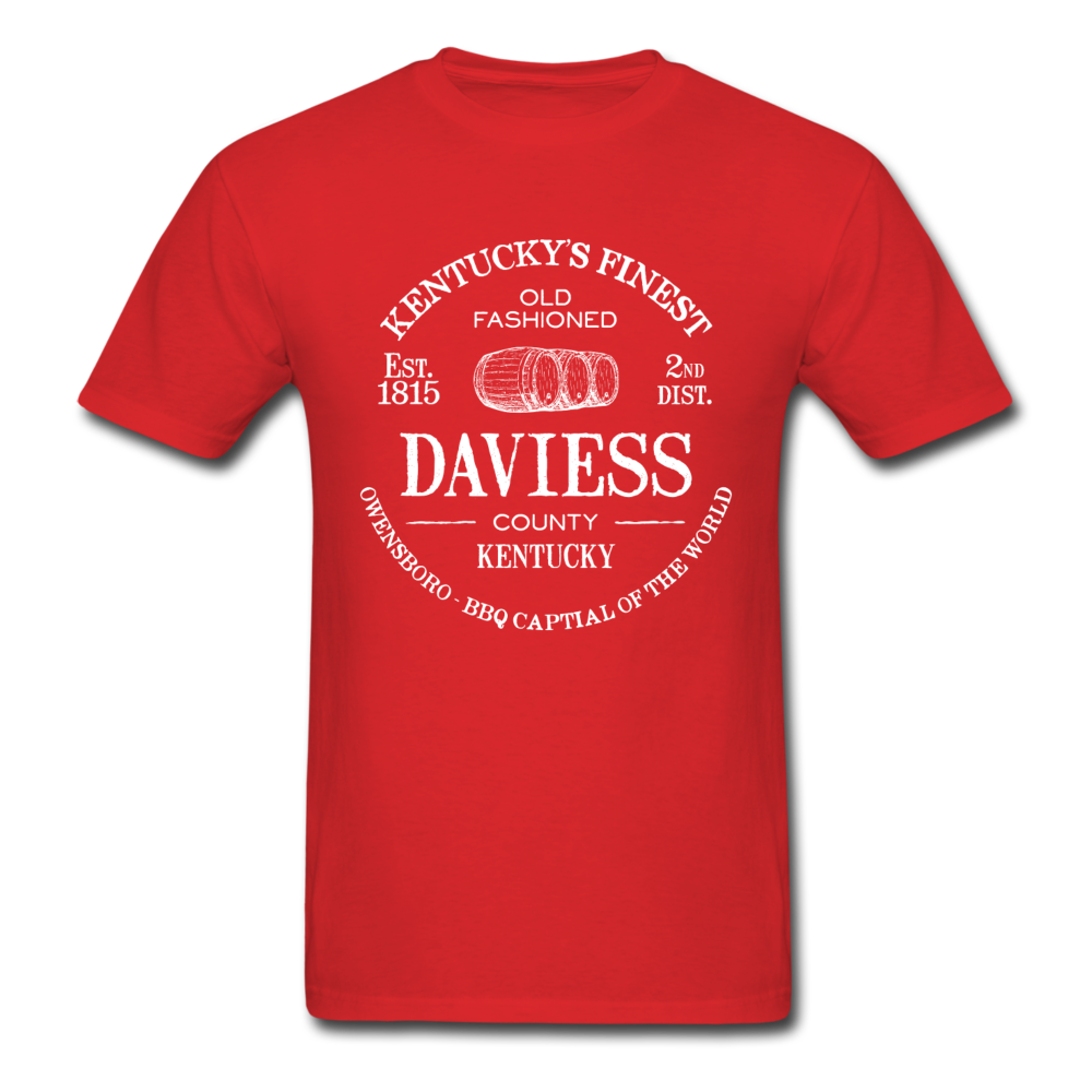 Daviess County Vintage KY's Finest T-Shirt - red