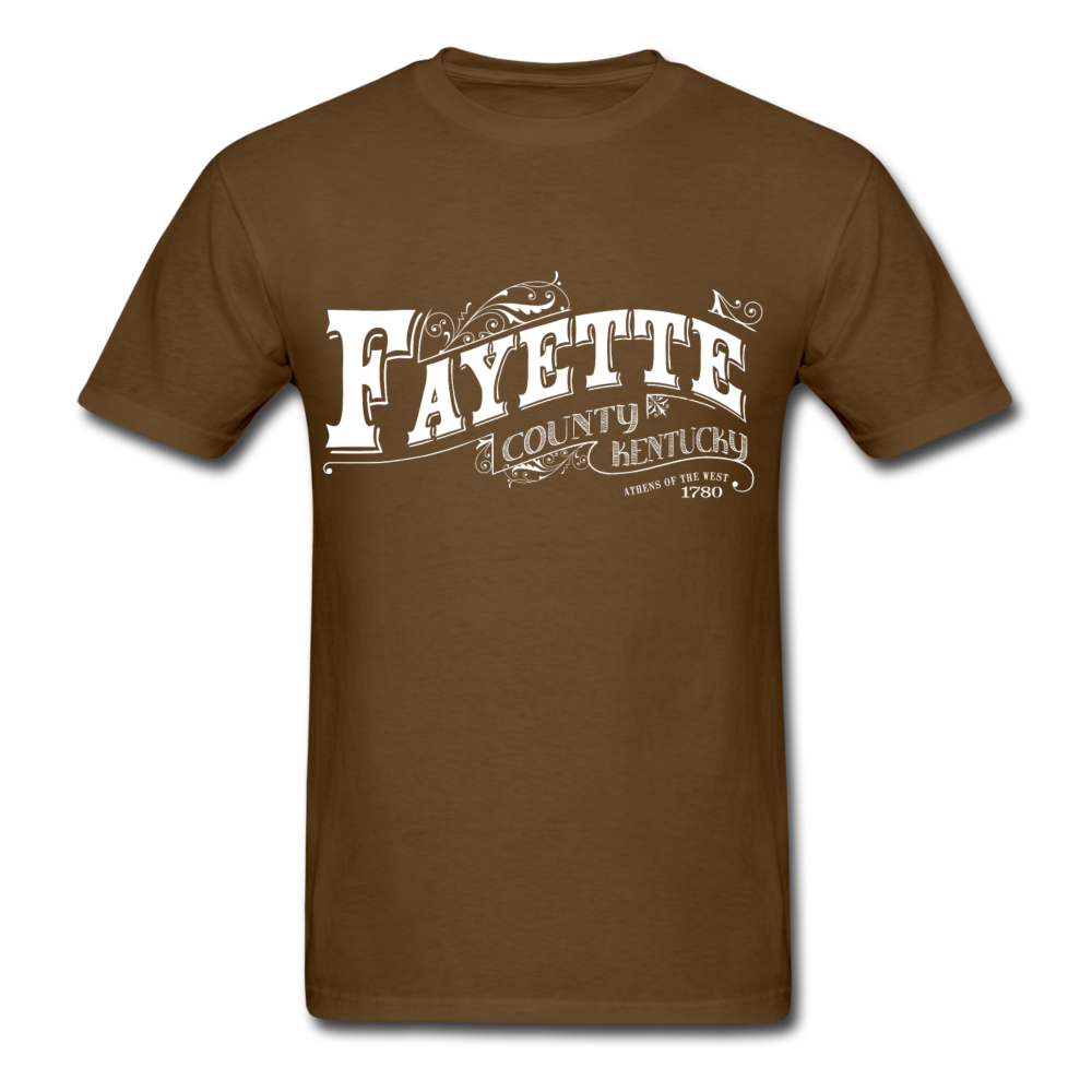 Fayette County Ornate T-Shirt - brown