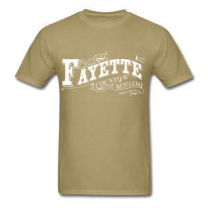 Fayette County Ornate T-Shirt - khaki